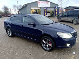 2012 Skoda Octavia II (A5) Рестайлинг, синий, 600000 рублей, вид 4