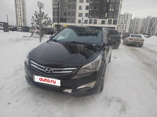2015 Hyundai Solaris I Рестайлинг, чёрный, 1100000 рублей, вид 2