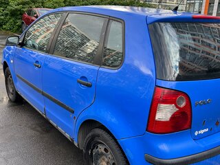 2003 Volkswagen Polo IV, синий, 377000 рублей, вид 3