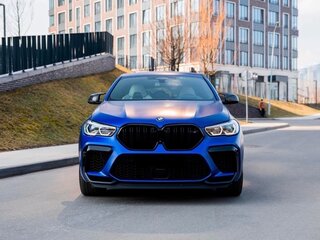 2021 BMW X6 M Competition III (F96), синий, 11800000 рублей, вид 3