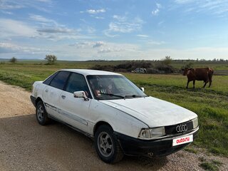 1987 Audi 80 IV (B3), белый, 100000 рублей, вид 2
