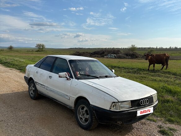 1987 Audi 80 IV (B3), белый - вид 1