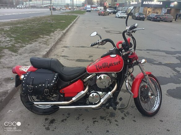 1997 Kawasaki VN400 Vulcan, красный, 350000 рублей - вид 1