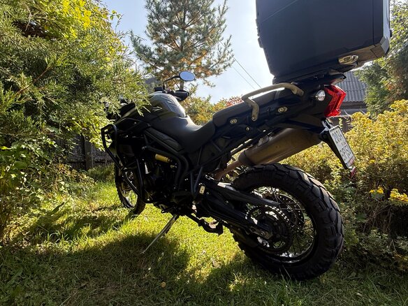 2013 Triumph Tiger 800, зелёный, 700000 рублей - вид 10
