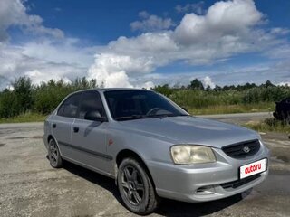 2007 Hyundai Accent ТагАЗ II, серебристый, 360000 рублей, вид 2