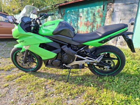 2011 Kawasaki ER-4F (Ninja 400R), зелёный, 350000 рублей, вид 5