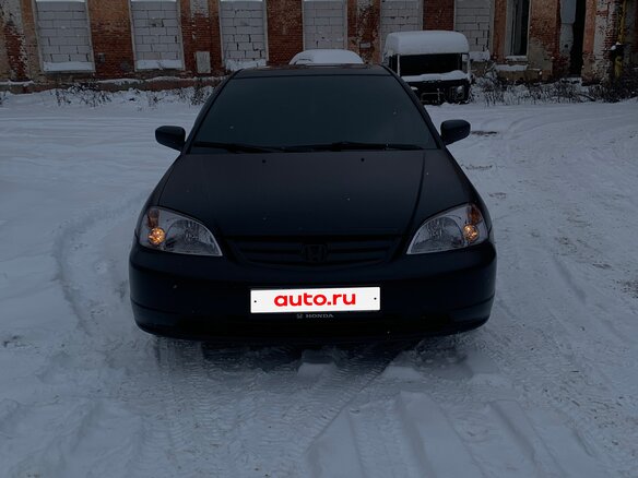 2003 Honda Civic VII Рестайлинг, чёрный, 400000 рублей - вид 6