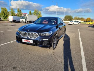2021 BMW X6 40i III (G06), синий, 5500000 рублей, вид 3