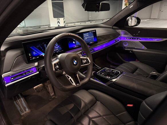2022 BMW 7 серии 740i VII (G70), чёрный, 9570000 рублей - вид 13