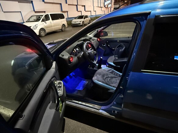 2021 Lada (ВАЗ) Largus Cross I Рестайлинг, синий, 1150000 рублей - вид 8