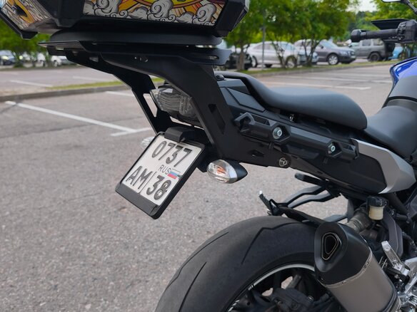 2017 Yamaha MT-09 Tracer (FJ-09), синий, 830000 рублей - вид 22