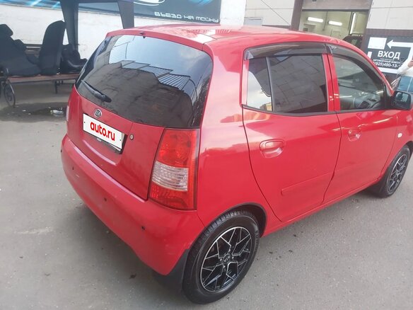 2007 Kia Picanto I Рестайлинг, красный, 500000 рублей - вид 16