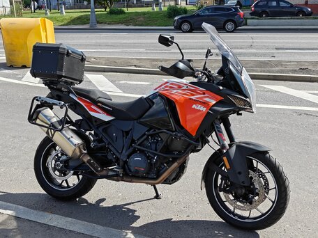 2017 KTM 1290 Super Adventure S, оранжевый, 1150000 рублей, вид 5