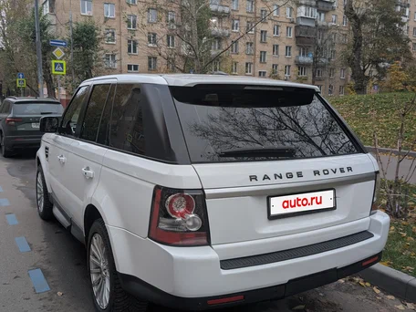 2012 Land Rover Range Rover Sport I Рестайлинг, белый, 1800000 рублей, вид 4