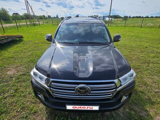2017 Toyota Land Cruiser 200 Series Рестайлинг 2, чёрный, 5400000 рублей, вид 2