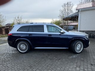2019 Mercedes-Benz GLS 400 d II (X167), серебристый, 6800000 рублей, вид 4