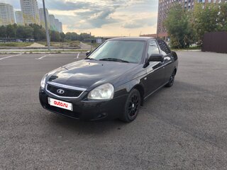 2010 Lada (ВАЗ) Priora I, чёрный, 350000 рублей, вид 1