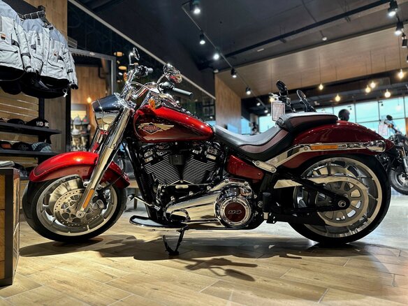 2023 Harley-Davidson Fat Boy, пурпурный, 3550000 рублей - вид 5