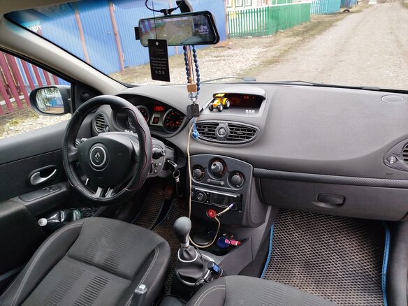 2009 Renault Clio III, чёрный, 333333 рублей - вид 2