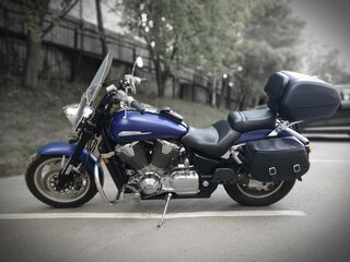 2002 Honda VTX 1800, синий, 780000 рублей, вид 1