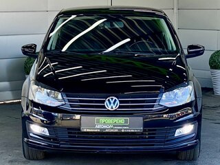 2019 Volkswagen Polo V Рестайлинг, чёрный, 1479000 рублей, вид 2