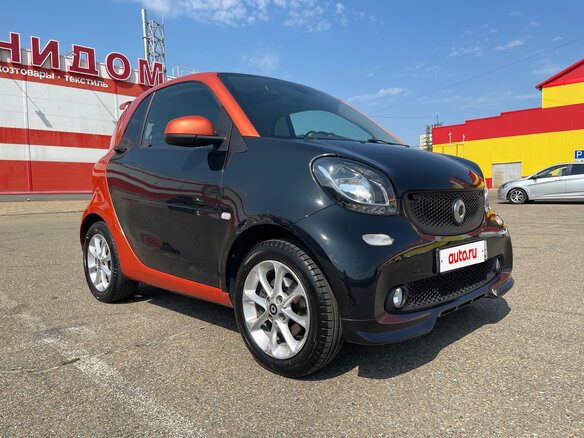 2016 Smart Fortwo III, чёрный, 799000 рублей - вид 3