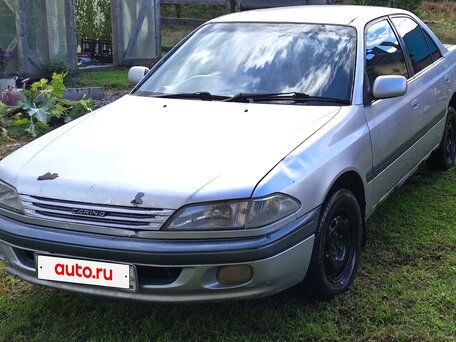 1996 Toyota Carina VII (T210), серебристый, 350000 рублей, вид 1