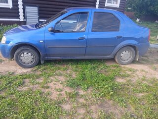 2007 Renault Logan I, синий, 280000 рублей, вид 2