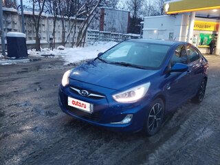 2014 Hyundai Solaris I, синий, 470000 рублей, вид 1