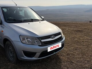 2015 Lada (ВАЗ) Granta I, голубой, 490000 рублей, вид 4