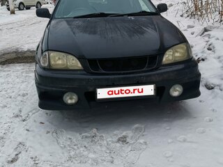 2002 Toyota Caldina II Рестайлинг, чёрный, 450000 рублей, вид 1