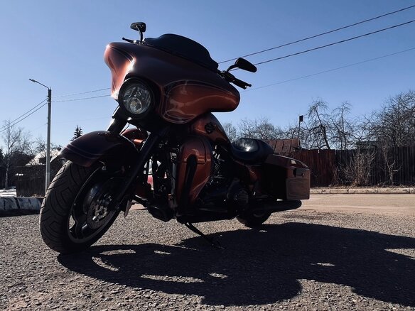 2011 Harley-Davidson Street Glide, коричневый, 999000 рублей - вид 7
