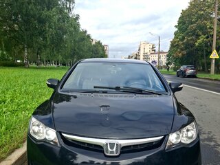 2007 Honda Civic VIII, чёрный, 495000 рублей, вид 2