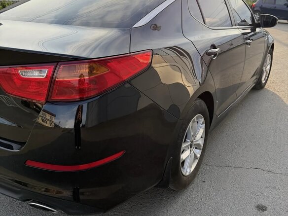 2015 Kia Optima III Рестайлинг, чёрный, 1380000 рублей - вид 2