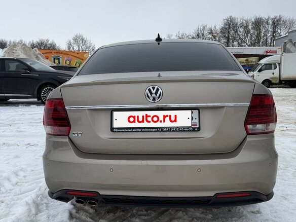 2017 Volkswagen Polo V Рестайлинг, бежевый, 1000000 рублей - вид 3