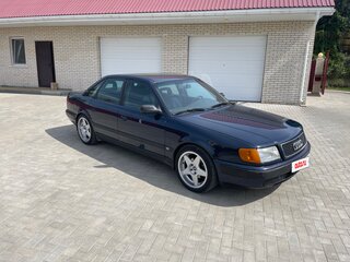 1991 Audi 100 IV (C4), синий, 460000 рублей, вид 2