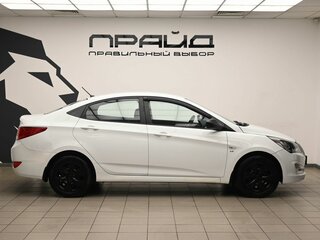2015 Hyundai Solaris I Рестайлинг, белый, 979000 рублей, вид 5