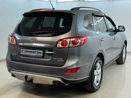 2012 Hyundai Santa Fe II Рестайлинг, серый, 920000 рублей, вид 4