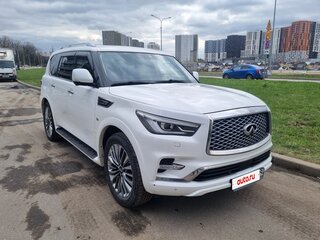 2019 Infiniti QX80 I Рестайлинг 2, белый, 4999998 рублей, вид 4