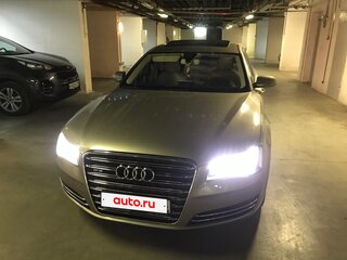 2012 Audi A8 Long III (D4), бежевый, 2500000 рублей, вид 5