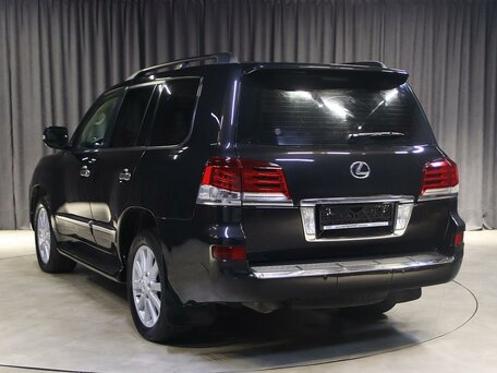 2012 Lexus LX 570 III Рестайлинг, чёрный, 3199000 рублей, вид 4