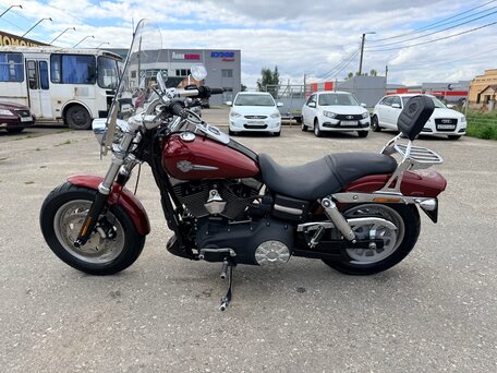 2010 Harley-Davidson Fat Bob, красный, 777000 рублей, вид 2