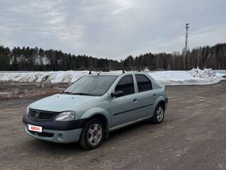 2007 Renault Logan I, зелёный, 320000 рублей, вид 1