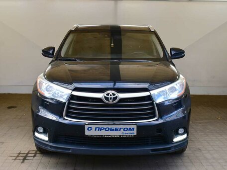 2014 Toyota Highlander III (XU50), чёрный, 1910000 рублей, вид 2