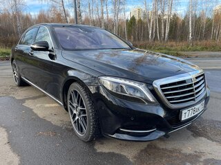 2016 Mercedes-Benz S-Класс 400 Long VI (W222, C217), чёрный, 4250000 рублей, вид 1