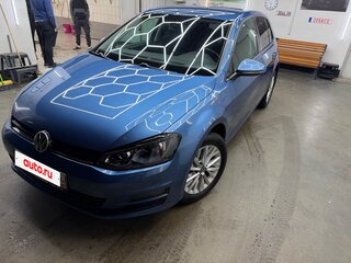 2014 Volkswagen Golf VII, голубой, 1420000 рублей, вид 3