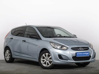 2011 Hyundai Solaris I, голубой, 689000 рублей, вид 1