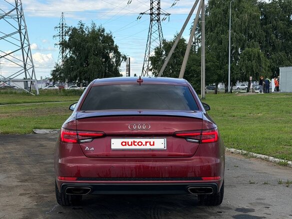 2019 Audi A4 V (B9), красный - вид 5