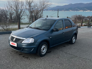 2010 Renault Logan I Рестайлинг, синий, 560000 рублей, вид 2