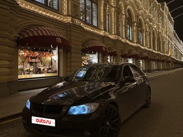 2006 BMW 3 серии 320i V (E90/E91/E92/E93), чёрный, 1100000 рублей - вид 8